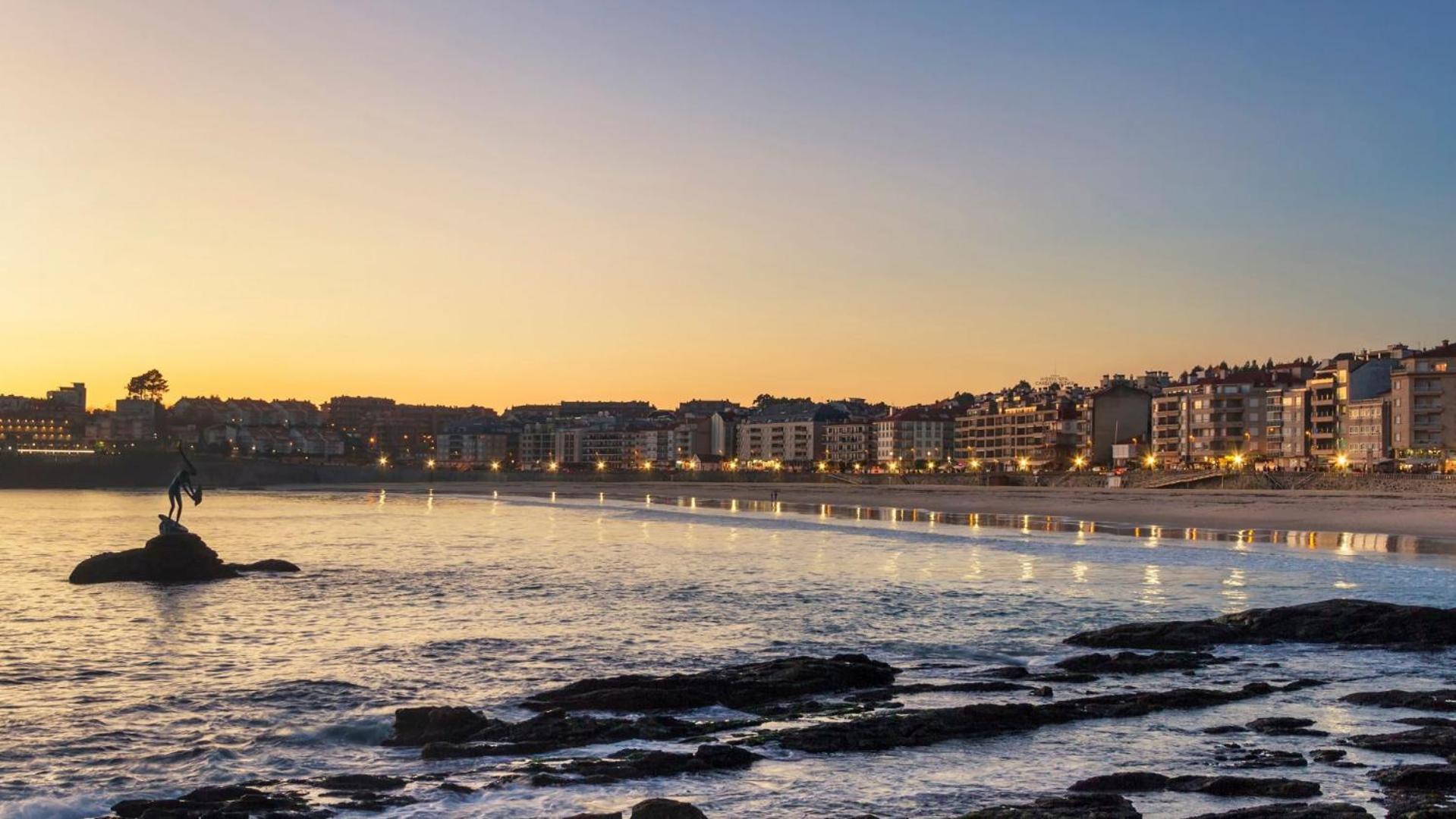 Duerming Areas Playa Hotel Sanxenxo Luaran gambar